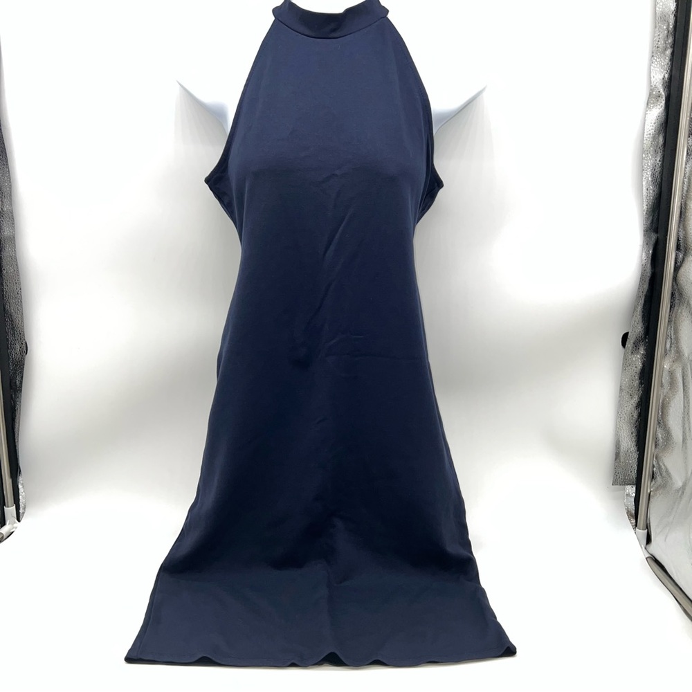 Rolla Coster Midnight Navy Blue Racer Back Sleeveless Above the Knees Dress-L